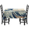 Great Wave off Kanagawa Rectangular Tablecloths - Side View