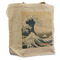 Great Wave off Kanagawa Reusable Cotton Grocery Bag - Front View