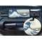 Great Wave off Kanagawa Round Luggage Tag & Handle Wrap - In Context