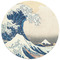 Great Wave off Kanagawa Round Mousepad - APPROVAL