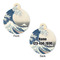 Great Wave off Kanagawa Round Pet ID Tag - Large - Approval