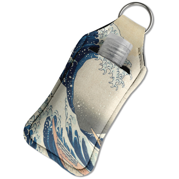 Great Wave off Kanagawa Sanitizer Holder Keychain - Large in Case