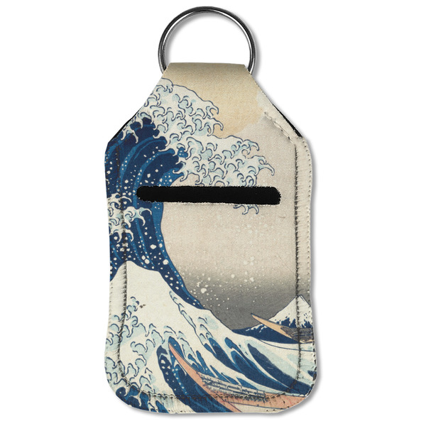 Great Wave off Kanagawa Sanitizer Holder Keychain - Small (Front Flat)
