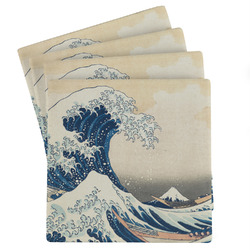 Great Wave off Kanagawa Absorbent Stone Coasters - Set of 4