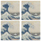 Great Wave off Kanagawa Set of 4 Sandstone Coasters - See All 4 View