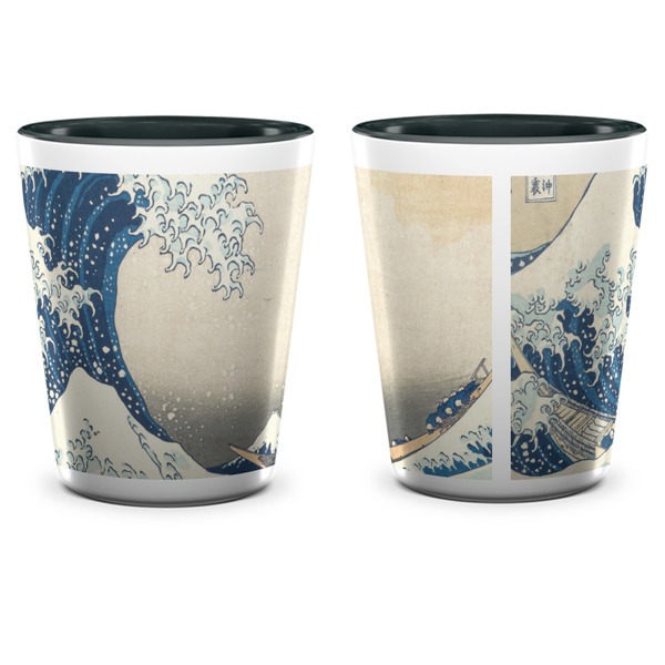 Great Wave off Kanagawa Shot Glass - Two Tone - APPROVAL