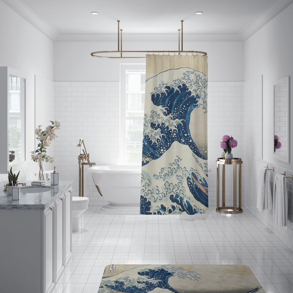 Great Wave off Kanagawa Shower Curtain - Custom Size