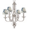 Great Wave off Kanagawa Small Chandelier Shade - LIFESTYLE (on chandelier)
