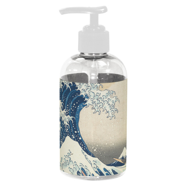 Great Wave off Kanagawa Small Liquid Dispenser (8 oz) - White