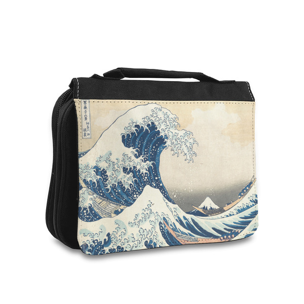 Custom Great Wave off Kanagawa Toiletry Bag - Small