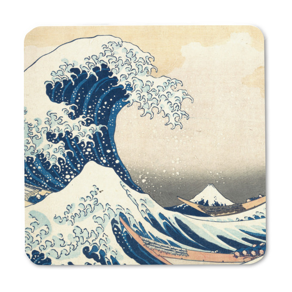 Great Wave off Kanagawa Square Fridge Magnet - FRONT