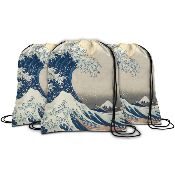 Great Wave off Kanagawa String Backpack - MAIN