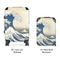 Great Wave off Kanagawa Suitcase Set 4 - APPROVAL