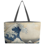 Great Wave off Kanagawa Beach Totes Bag - w/ Black Handles