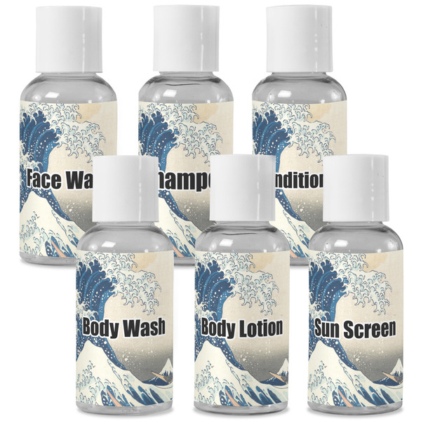 Custom Great Wave off Kanagawa Travel Bottles