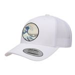 Great Wave off Kanagawa Trucker Hat - White