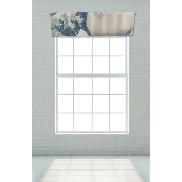 Great Wave off Kanagawa Valance - On window