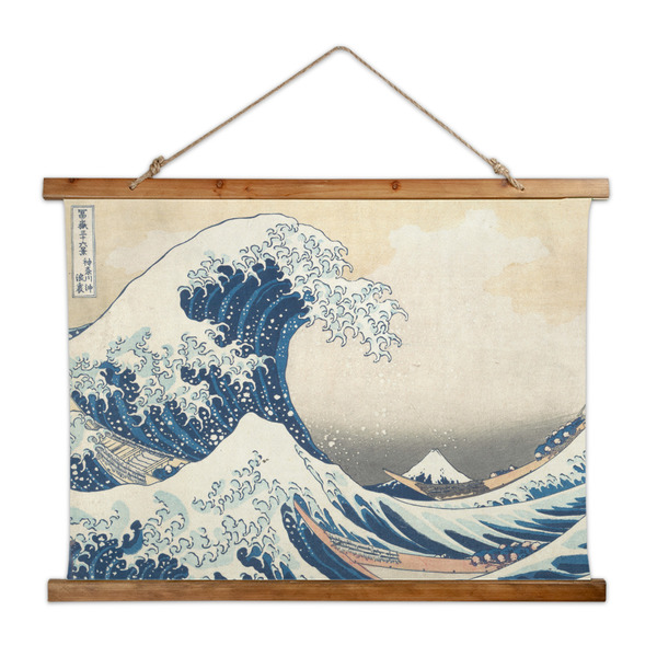 Custom Great Wave off Kanagawa Wall Hanging Tapestry - Wide