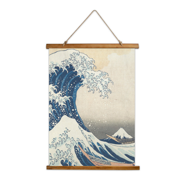 Custom Great Wave off Kanagawa Wall Hanging Tapestry - Tall
