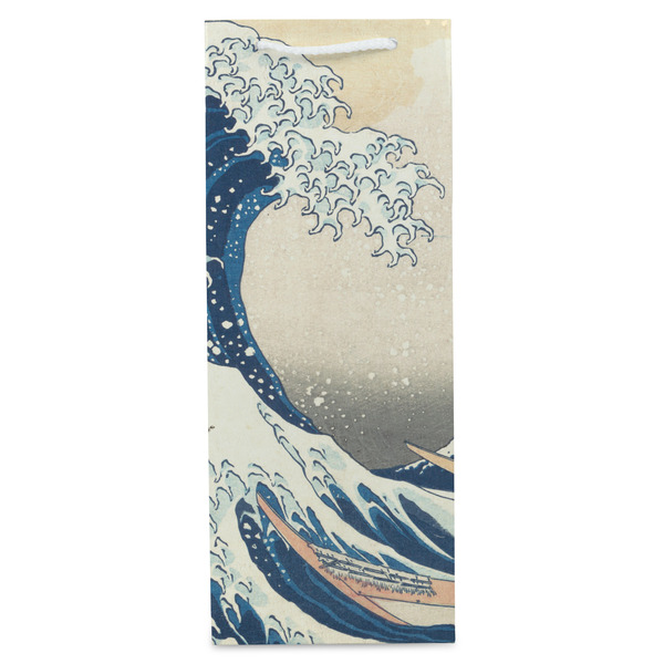 Great Wave off Kanagawa Wine Gift Bag - Matte - Front