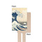 Great Wave off Kanagawa Wooden 6.25" Stir Stick - Rectangular - Single - Front & Back