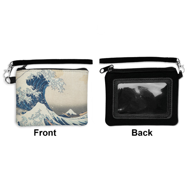 Great Wave off Kanagawa Wristlet ID Cases - Front & Back