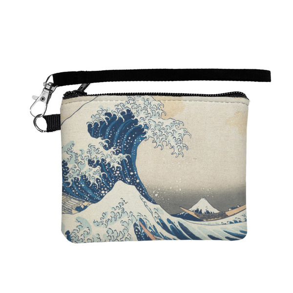 Custom Great Wave off Kanagawa Wristlet ID Case