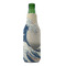 Great Wave off Kanagawa Zipper Bottle Cooler - FRONT (bottle)