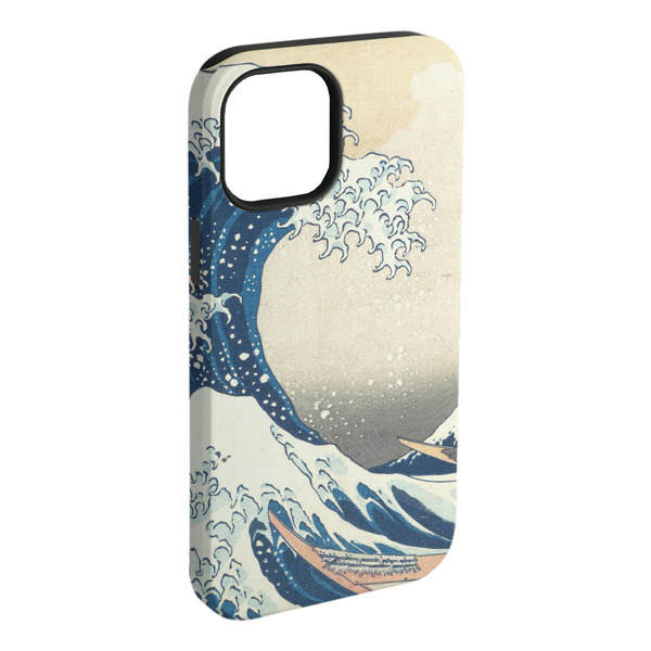 Custom Great Wave off Kanagawa iPhone Case - Rubber Lined - iPhone 15 Pro Max