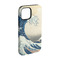 Great Wave off Kanagawa iPhone 15 Pro Tough Case - Angle
