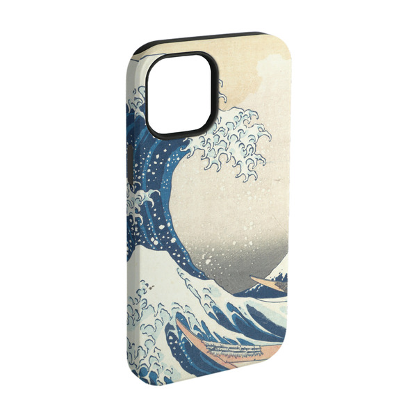 Custom Great Wave off Kanagawa iPhone Case - Rubber Lined - iPhone 15