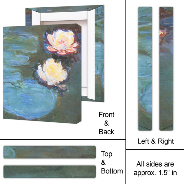 Water Lilies #2 11x14 - Canvas Print - Approval