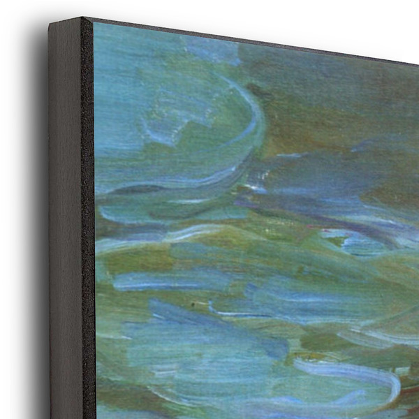 Water Lilies #2 11x14 Wood Print - Closeup