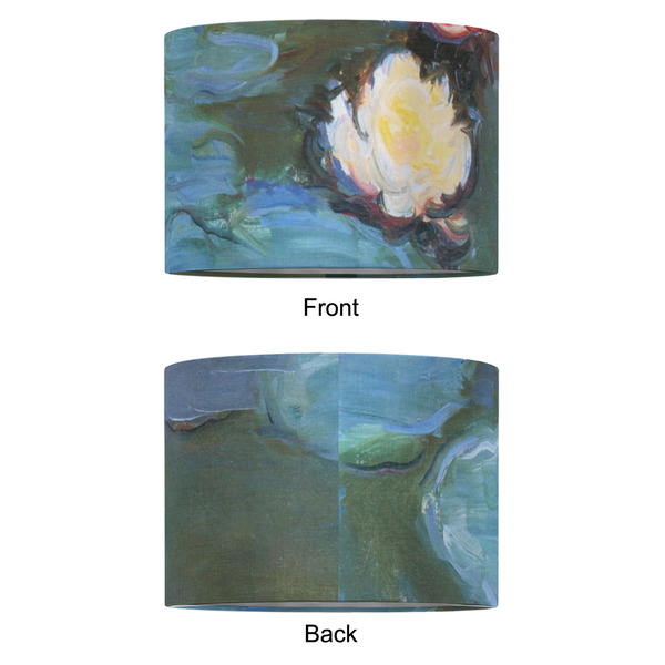 Water Lilies #2 12" Drum Lampshade - APPROVAL (Fabric)