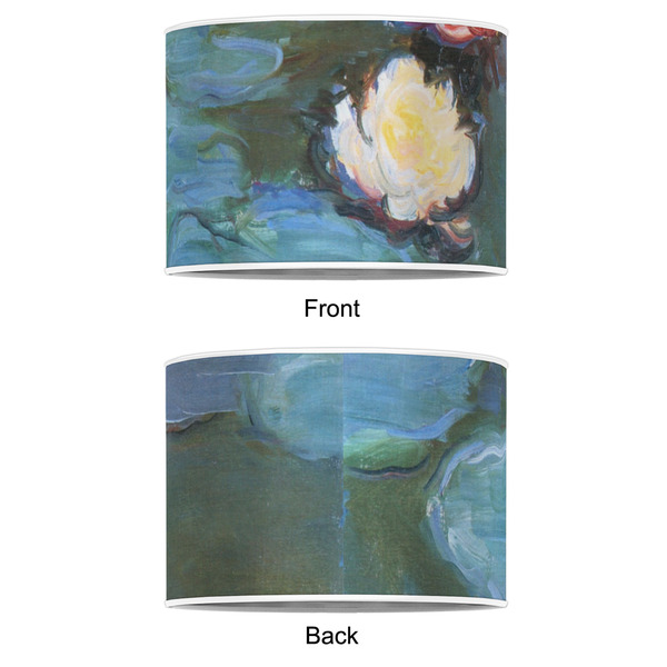 Water Lilies #2 12" Drum Lampshade - APPROVAL (Poly Film)
