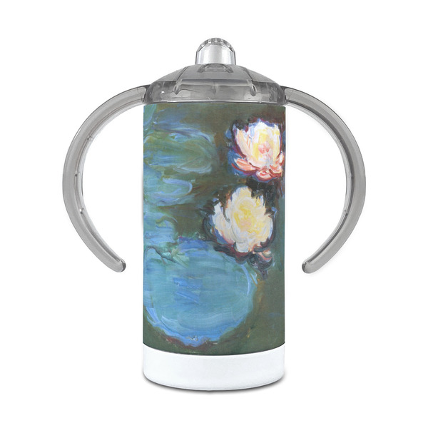 Custom Water Lilies #2 12 oz Stainless Steel Sippy Cup