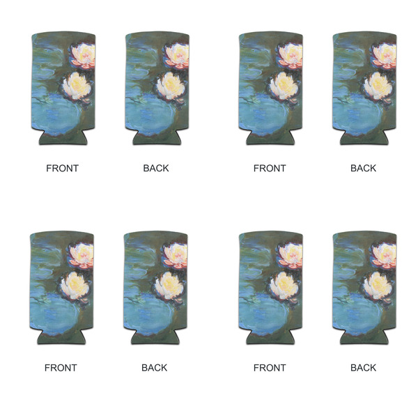 Water Lilies #2 12oz Tall Can Sleeve - Set of 4 - APPROVAL