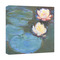 Water Lilies #2 12x12 - Canvas Print - Angled View