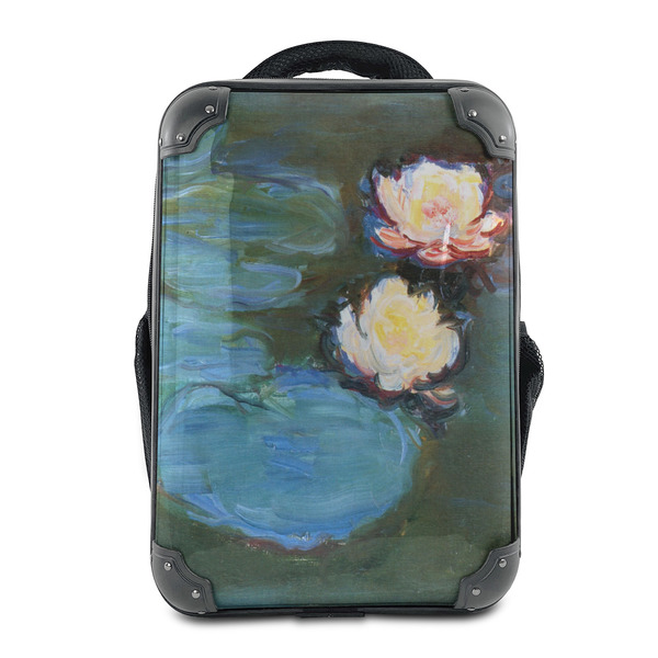 Custom Water Lilies #2 15" Hard Shell Backpack