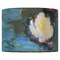 Water Lilies #2 16" Drum Lampshade - FRONT (Fabric)