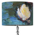 Water Lilies #2 16" Drum Lamp Shade - Fabric