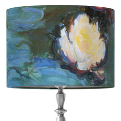 Water Lilies #2 16" Drum Lamp Shade - Fabric