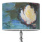 Water Lilies #2 16" Drum Lampshade - ON STAND (Poly Film)