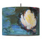 Water Lilies #2 16" Drum Lampshade - PENDANT (Fabric)