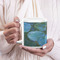Water Lilies #2 20oz Coffee Mug - LIFESTYLE