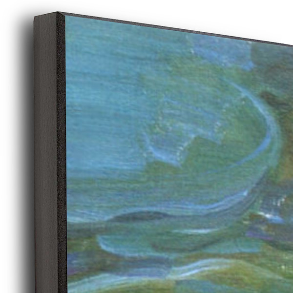 Water Lilies #2 20x24 Wood Print - Closeup