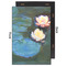 Water Lilies #2 20x30 Wood Print - Front & Back View