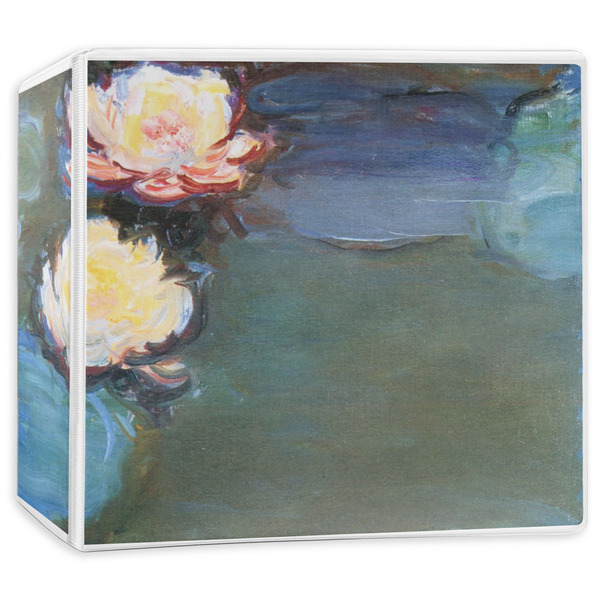 Custom Water Lilies #2 3-Ring Binder - 3 inch