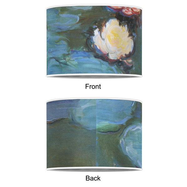 Water Lilies #2 8" Drum Lampshade - APPROVAL (Poly Film)