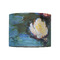 Water Lilies #2 8" Drum Lampshade - FRONT (Fabric)